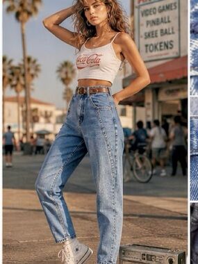 VTG 1980’s Coca Cola High-Waisted Jeans, Fantastic Condition!